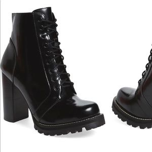 Jeffrey Campbell legion black combat boot